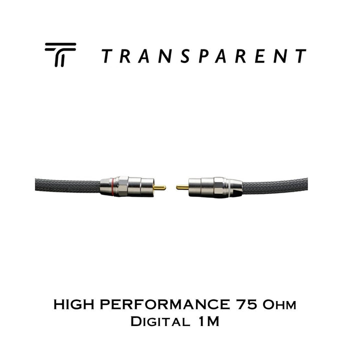 Transparent HIGH PERFORMANCE 75 Ohm Digital | Câbles coaxial digital 75 Ohm