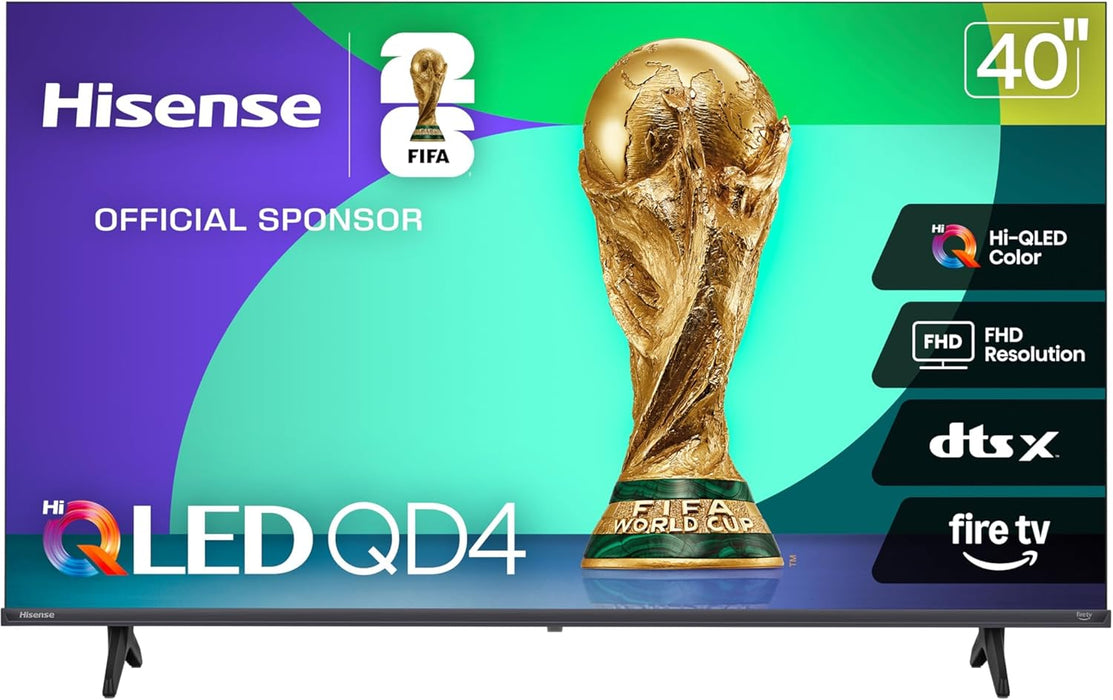 Hisense 40QD4SF - Hi-QLED Full HD Téléviseur intelligent Fire TV 40''