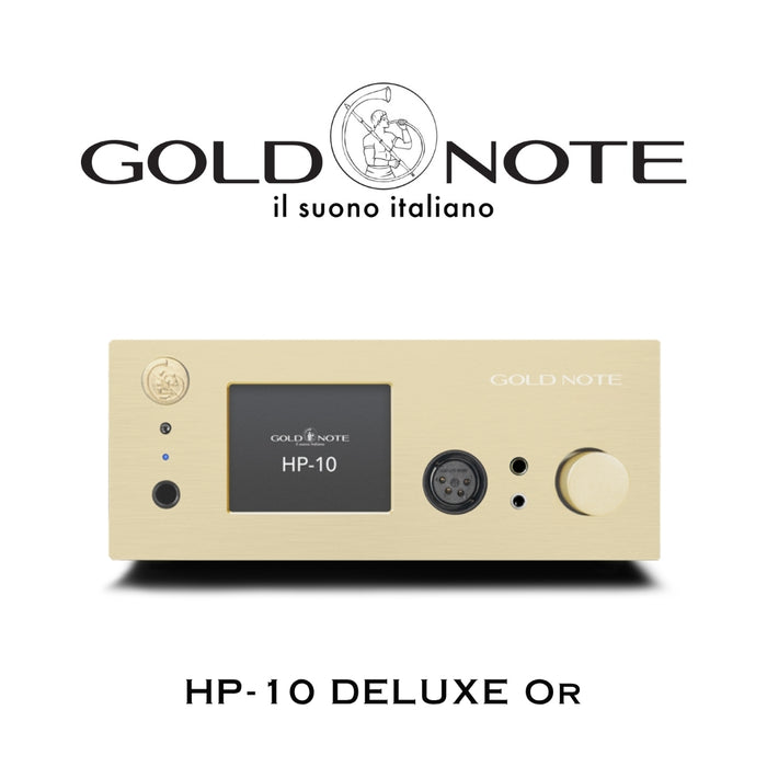 Gold Note HP-10 DELUXE | Amplificateur de casques d'écoute haut de gamme