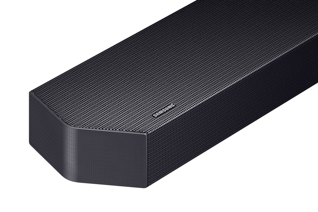 Samsung HW-Q600F Barre de son Bluetooth, 9 haut-parleurs, 360 Watts, haut-parleur central, 2 hauts-parleurs de projection vers le haut, subwoofer sans fil 6.5'', Dolby Atmos, DTS:X, QSymphony et mode jeu pro.