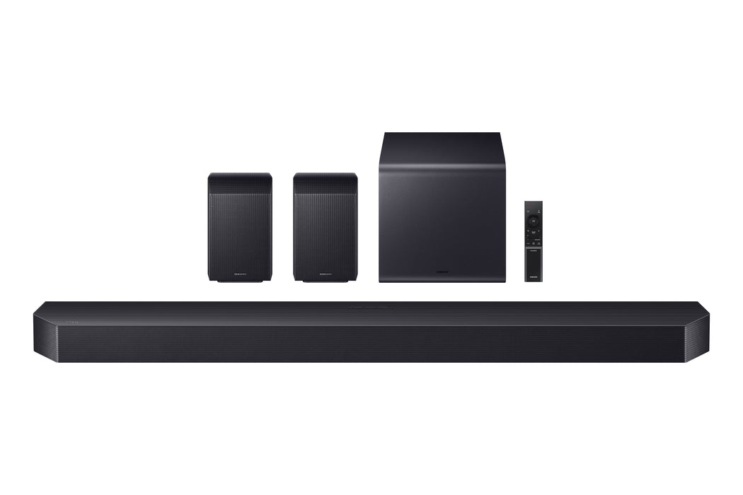 Samsung HW-Q990H - Barre de son 11.1.4, 17HP, 656Watts, Sub sans fil, Dolby Atmos, Enceintes surround incluses