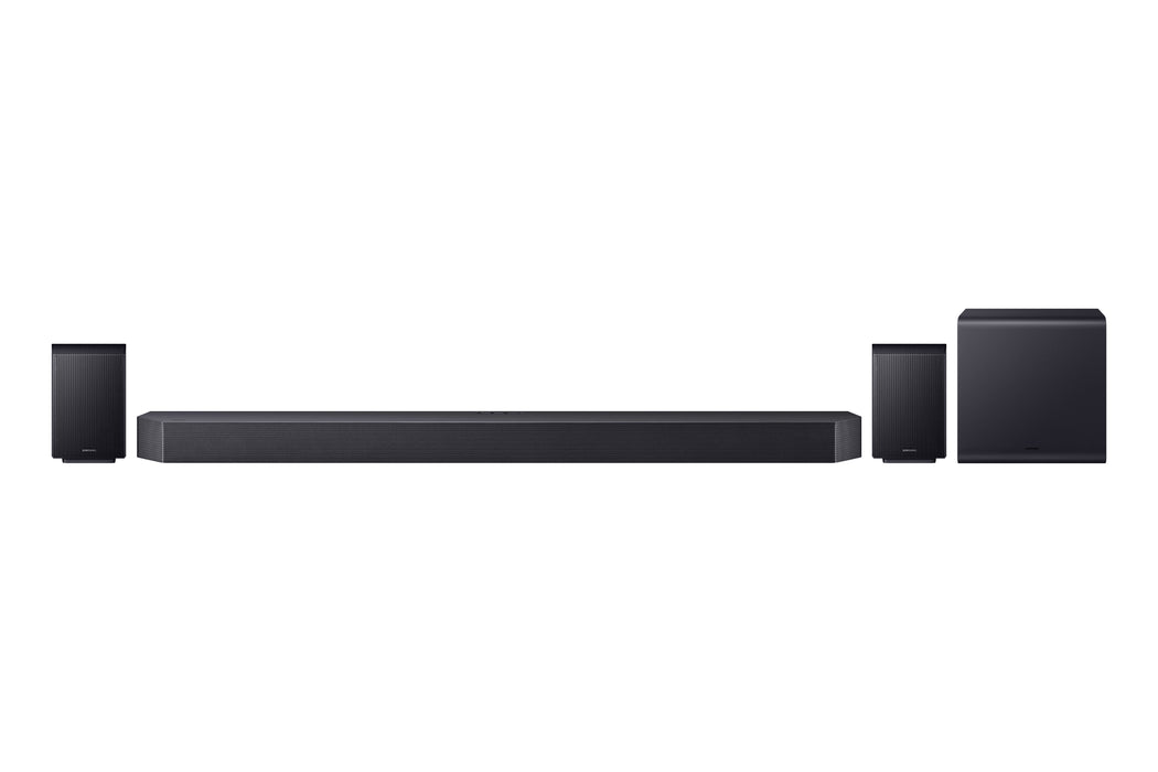 Samsung HW-Q990H - Barre de son 11.1.4, 17HP, 656Watts, Sub sans fil, Dolby Atmos, Enceintes surround incluses