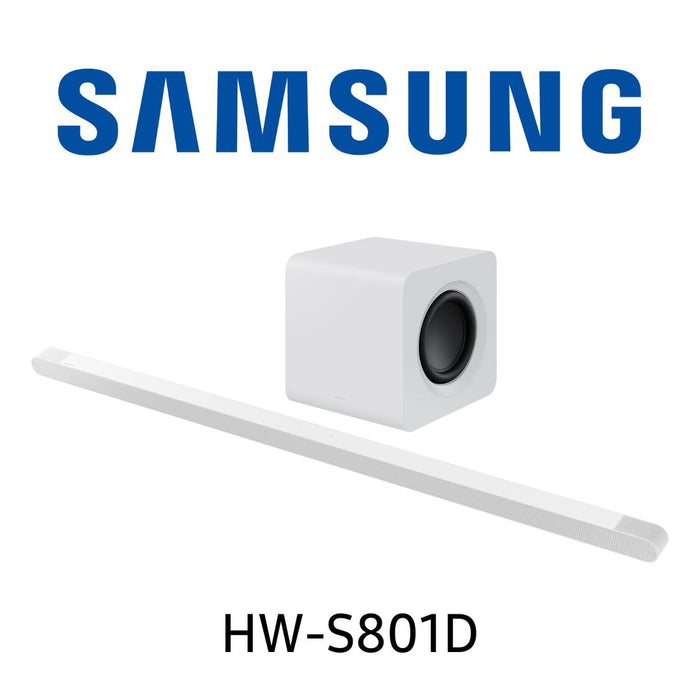 HW-S800D/HW-S801D - Barre de son 3.1.2, 330Watts, Sub 6.5'', 1.75''