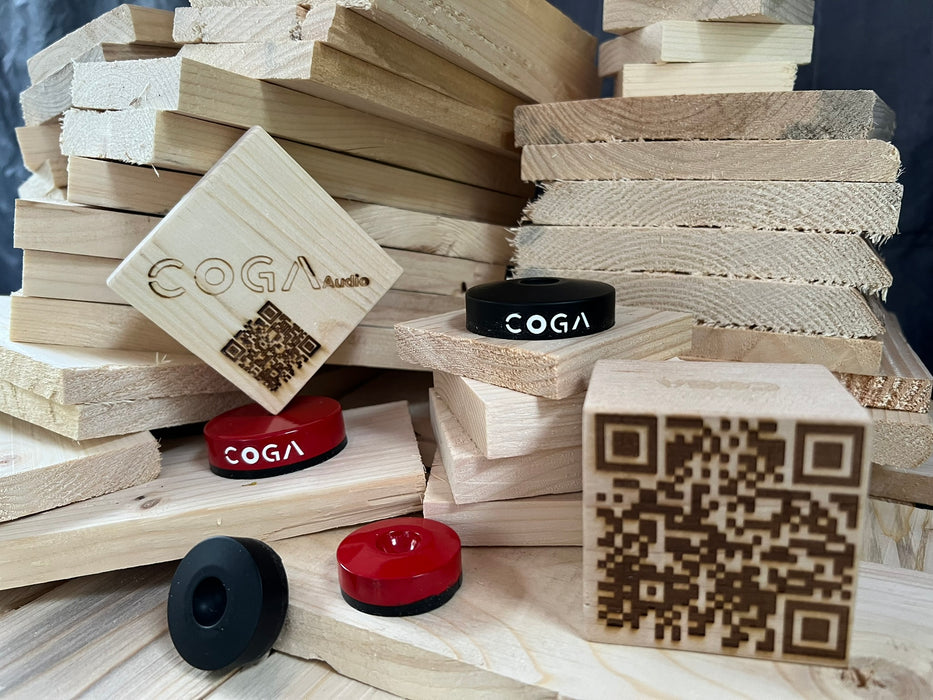 COGA Audio Originale | Contre-pointes audiophiles anti-vibrations (4 Unités)
