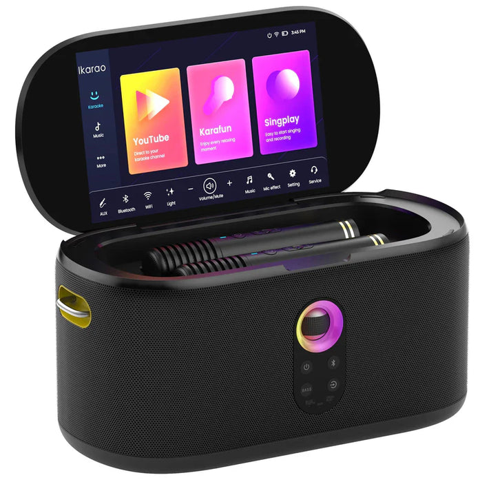 Ikarao Shell S1 -  Système portable Karaoké Tout-en-un Bluetooth