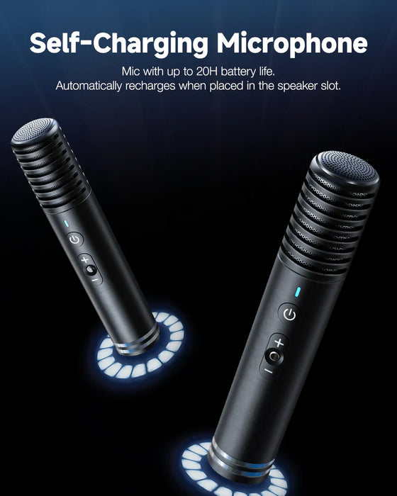 Ikarao Shell S1 -  Système portable Karaoké Tout-en-un Bluetooth