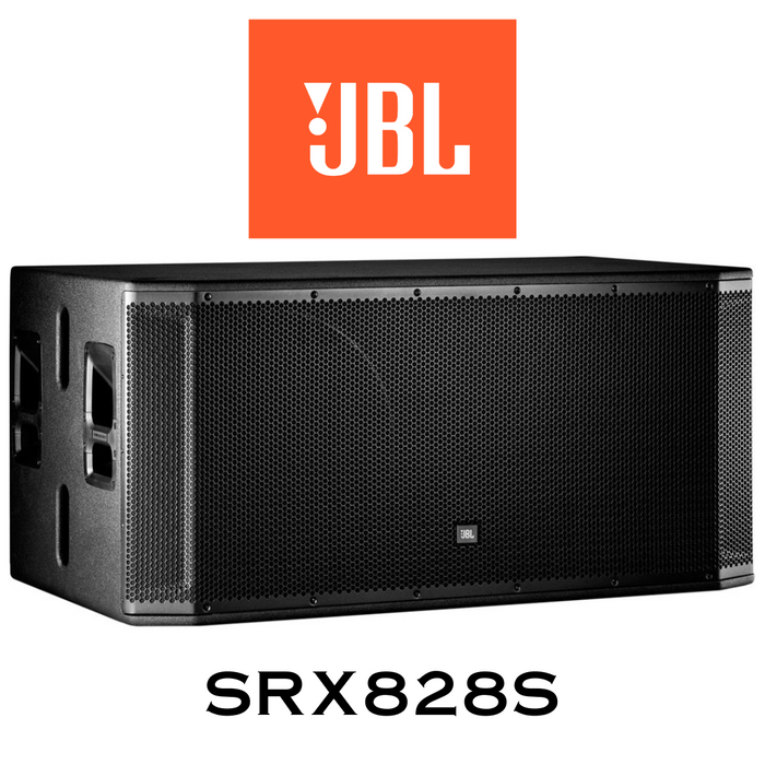 JBL SRX828S - Caisson de basses professionnel pour concert passif double avec deux subwoofers de 18" 1200W RMS continue