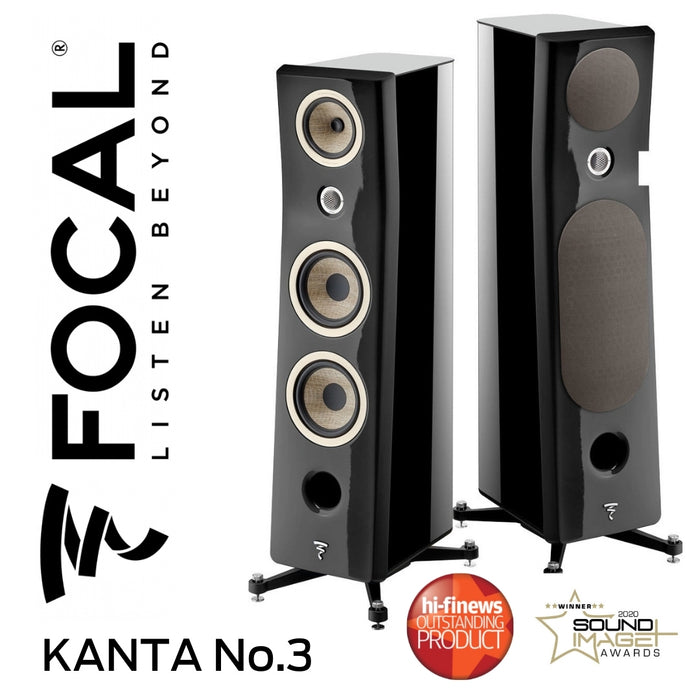 Focal Kanta No.3 Piano Noir - Enceintes de type colonne (Occasion Excellente condition)