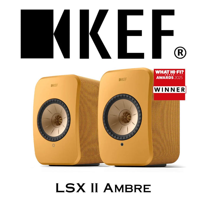 KEF LSX II Wireless Music System - Enceintes sans fil avec 4 amplis!