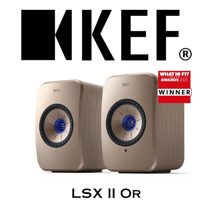 KEF LSX II Wireless Music System - Enceintes sans fil avec 4 amplis!
