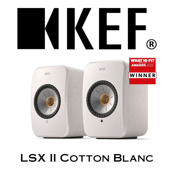 KEF LSX II Wireless Music System - Enceintes sans fil avec 4 amplis!