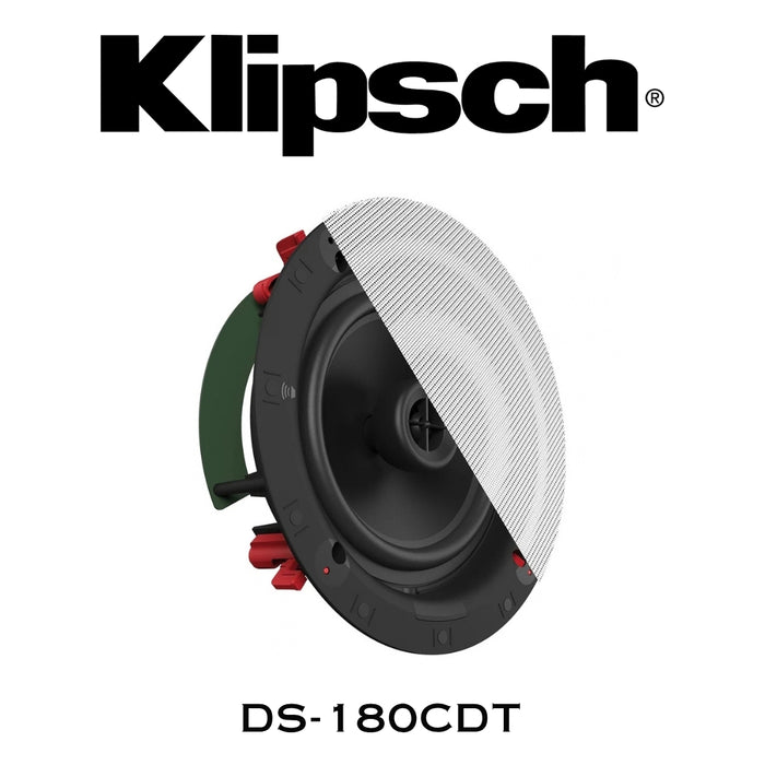 Klipsch DS-180CDT | Enceinte encastrable de plafond de 8 pouces (prix unité)