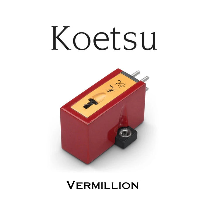 Koetsu Urushi Vermillion | Cellule à bobine mobile (Moving Coil, MC) basses sorties