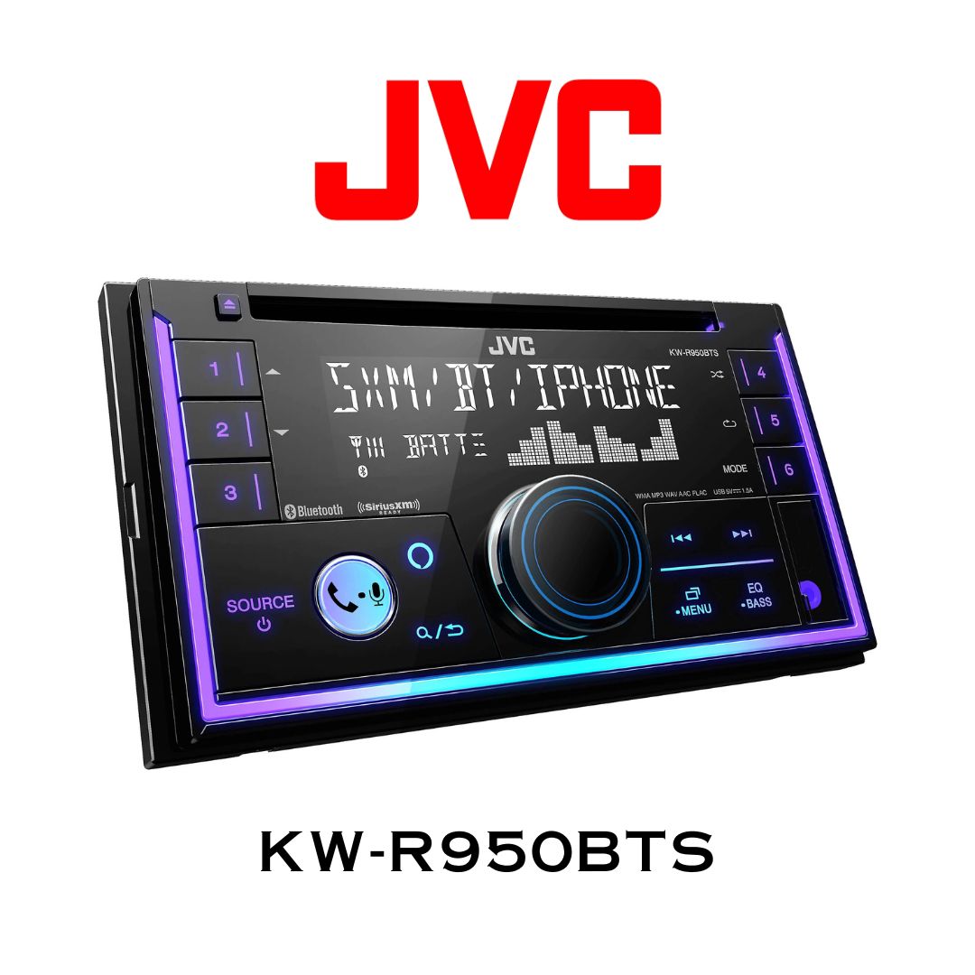 JVC KW-R950BTS | Radio d'auto avec CD et récepteur Bluetooth