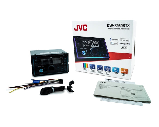 JVC KW-R950BTS | Radio d'auto avec CD et récepteur Bluetooth