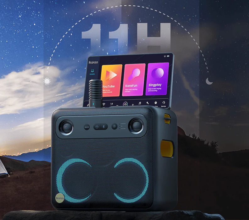 Ikarao X2 | Système portable Karaoké Tout-en-un Bluetooth