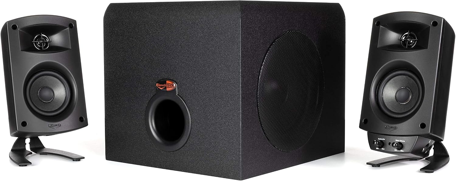 Klipsch ProMedia 2.1 | Système d’enceintes amplifiées 2.1 pour ordinateur