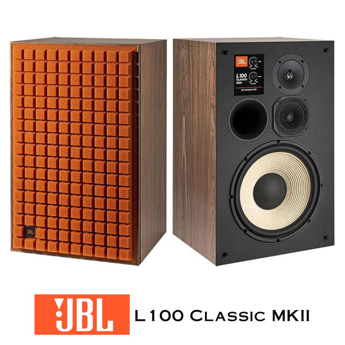JBL L100 Classic MKII | Enceintes d'étagère 3 voies (sans supports)