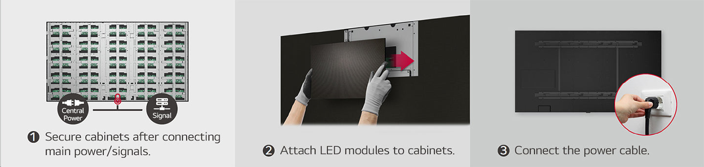 LG LAPA163-GF | Écran mural vidéo LED tout-en-un LG 163" Full HD HDR