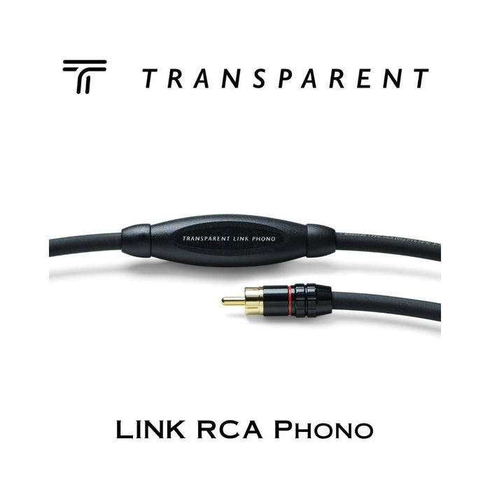 Transparent LINK RCA Phono | Câble d'interconnexion RCA pour table tournante