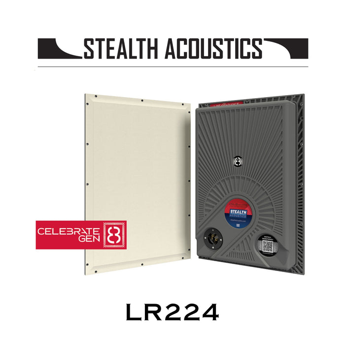 Stealth Acoustics LR224| Enceinte invisible 2 voies avec 1 hp 8'' (Unité)