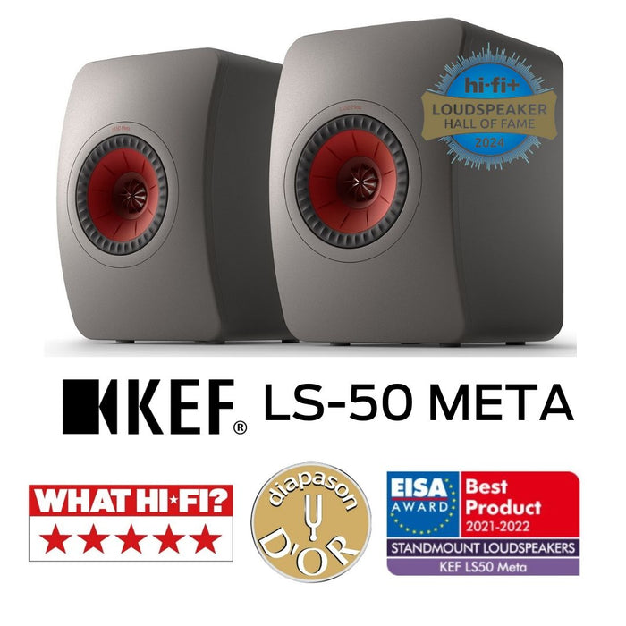 KEF LS50 META - Enceintes d'étagère d'une musicalité exceptionnelle!