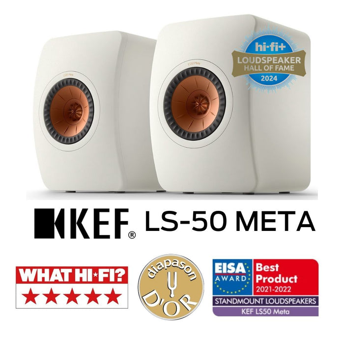 KEF LS50 META - Enceintes d'étagère d'une musicalité exceptionnelle!