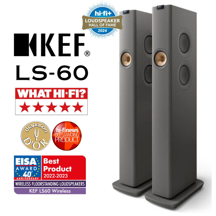 KEF LS60 Wireless - Enceintes amplifiés Intégrée de 1400W