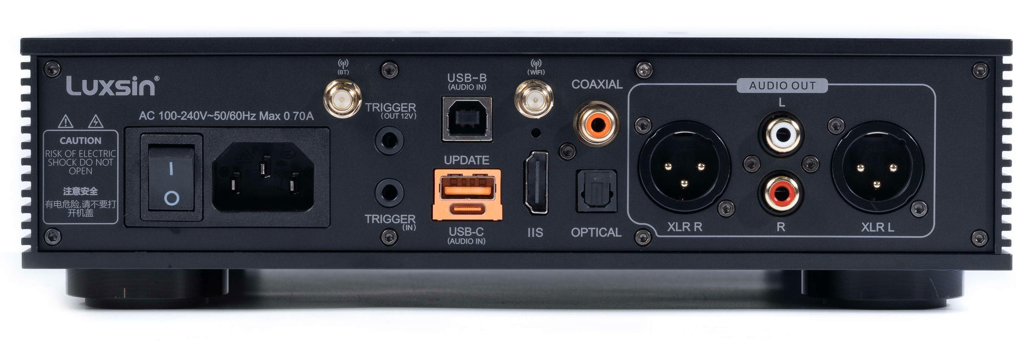 Luxsin X8 | Amplificateur de casques d'écoute avec 8 DAC intelligents