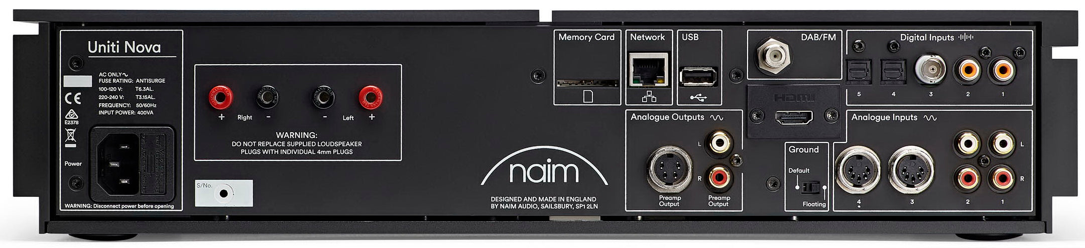 NAIM Uniti Nova - Amplificateur stéréo intégré 80Watts/canal