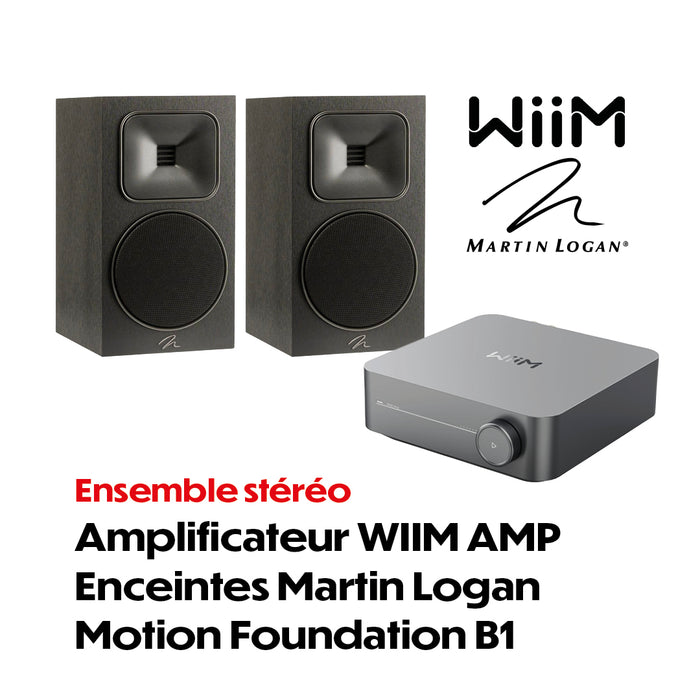 WiiM + Martin Logan | Ensemble stéréo compacte, mais puissant!