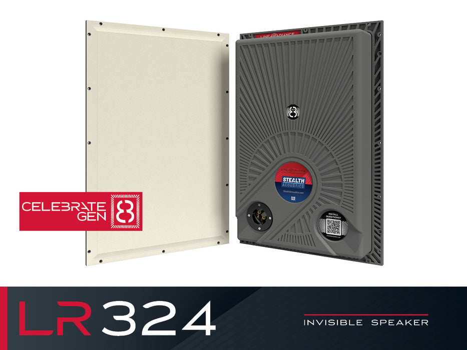 Stealth Acoustics LR324 | Enceinte invisible 3 voies avec 1 x hp 8'' (Unité)