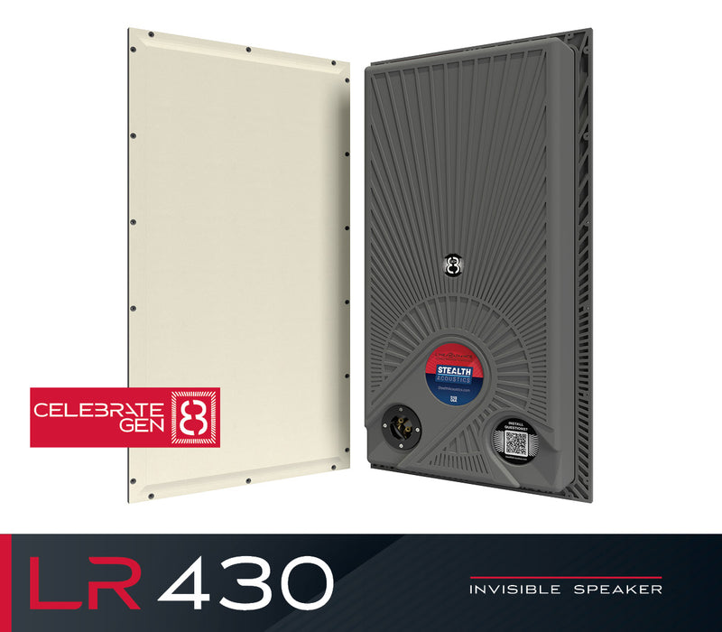 Stealth Acoustics LR430 | Enceinte invisible 3 voies avec 2 x hp 8'' (Unité)