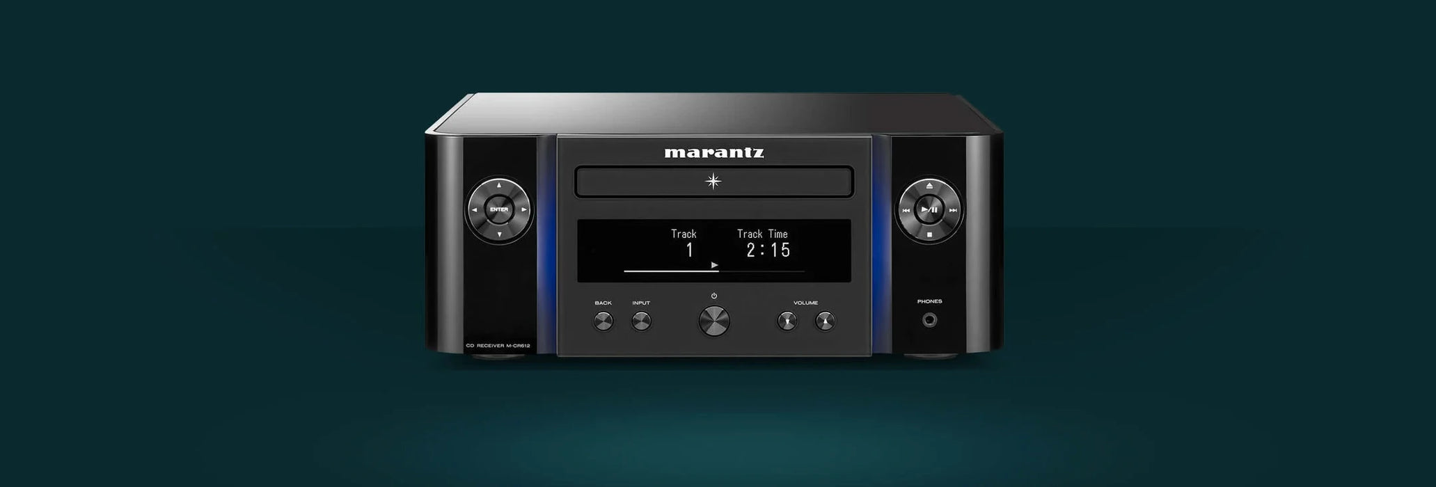 Marantz MCR612 MelodyX - Récepteur stéréo 60W/C Melody X, Bluetooth et Wi-Fi intégré