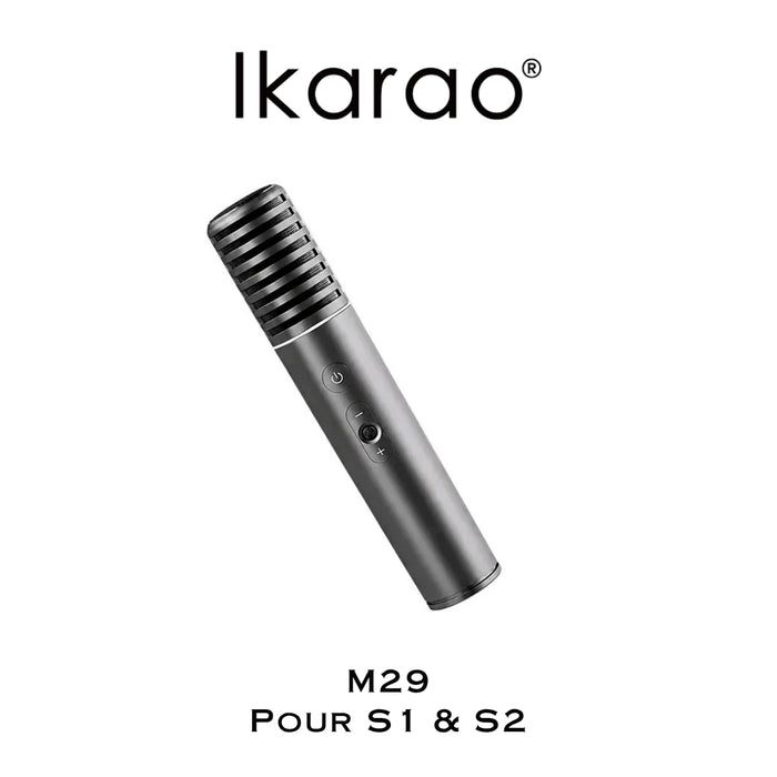 Ikarao M29 | Microphone pour systèmes portables S1 et S2 (Vendu à l'unité)