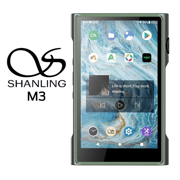 Shanling M3Ultra - Baladeur Haute-Résolution 2X DAC, Batterie 20h (Démo + étui de cuir gratuit)
