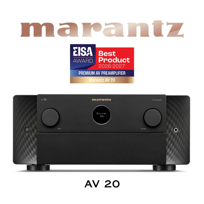 Marantz AV 20 | Préamplificateur AV symétrique de référence 13.4 canaux alimenté par HEOS