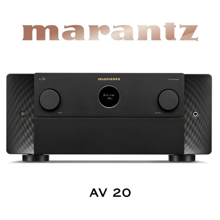 Marantz AV 20 | Préamplificateur AV symétrique de référence 13.4 canaux alimenté par HEOS