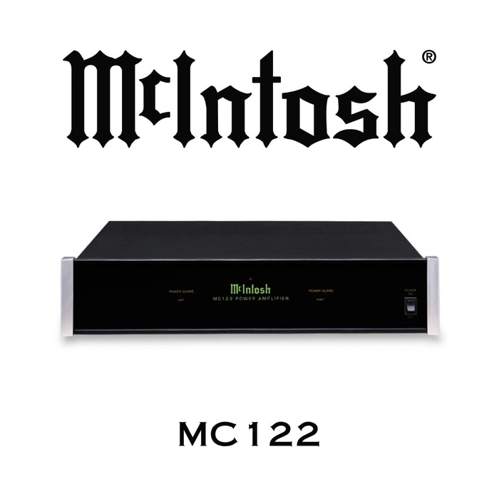 McIntosh MC122 | Amplificateur de puissance 80Watts/Canal (Occasion en parfaite condition)