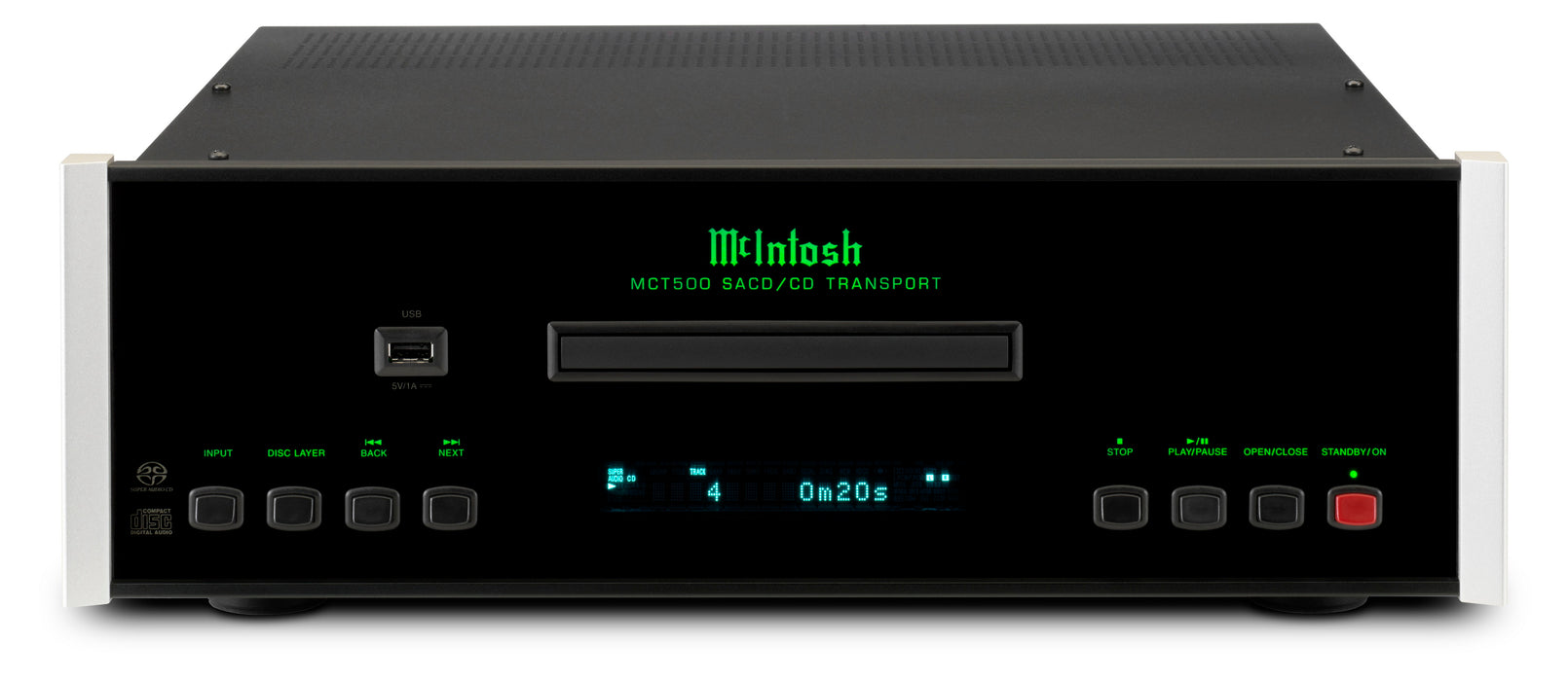 McIntosh MCT500 – Le Transport CD Audiophile de Référence