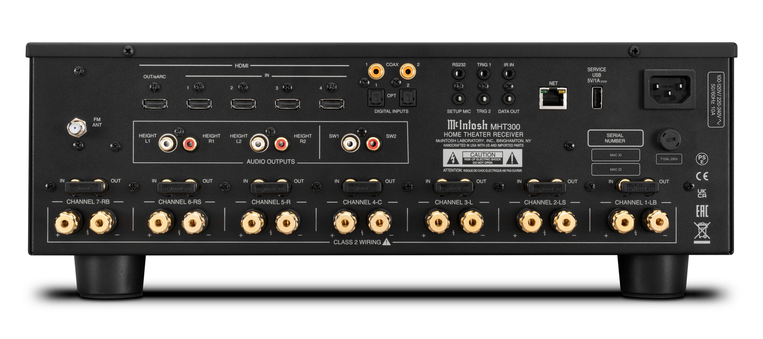 McIntosh MHT300 – Récepteur cinéma-maison 7.2 haut de gamme