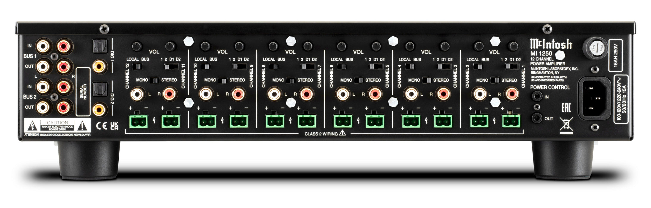 McIntosh MI1250 | Amplificateur multi‑canal 12 zones pour audio distribué haut de gamme