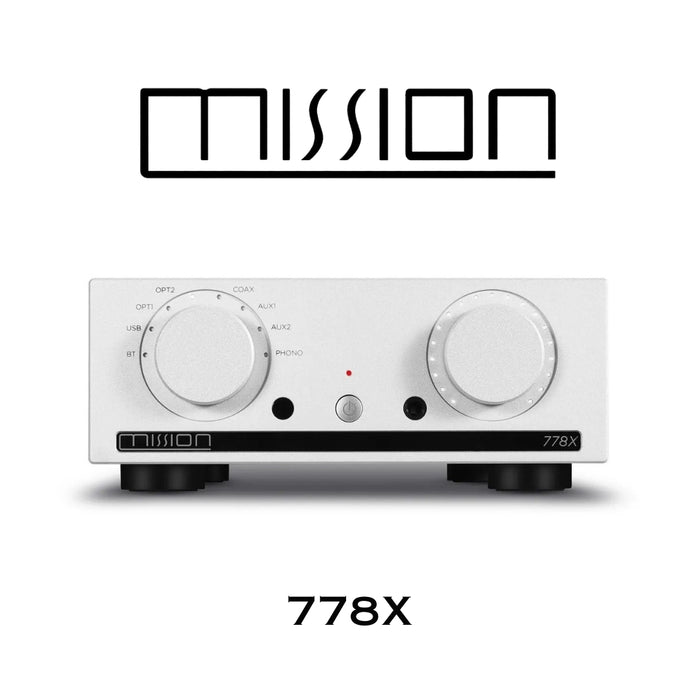 Mission 778X | Amplificateur stéréo intégré 65Watts/canal, DAC, Bluetooth, PhonoMM