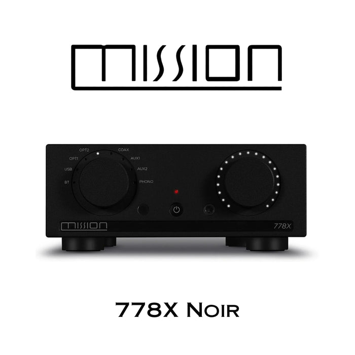 Mission 778X | Amplificateur stéréo intégré 65Watts/canal, DAC, Bluetooth, PhonoMM