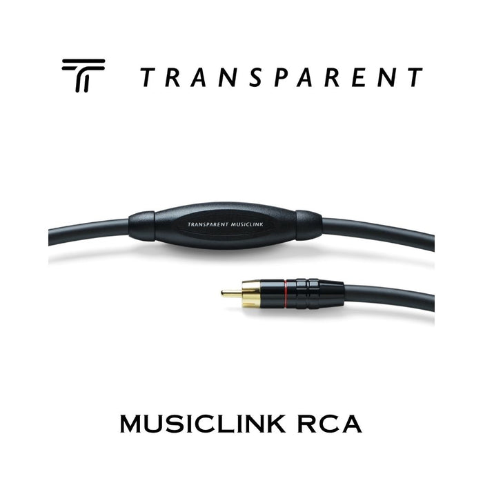 Transparent MUSICLINK RCA | Câbles Interconnexion RCA-RCA (Paire)