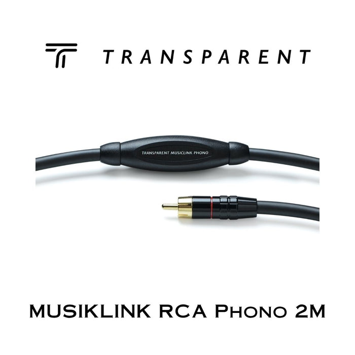 Transparent MUSICLINK RCA Phono | Câble d'interconnexion RCA pour table tournante