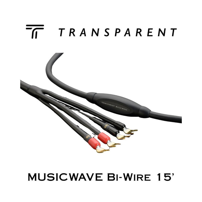 Transparent MUSICWAVE Bi-Wire | Câbles à haut-parleurs Fourchettes