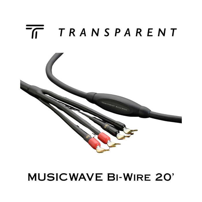 Transparent MUSICWAVE Bi-Wire | Câbles à haut-parleurs Fourchettes