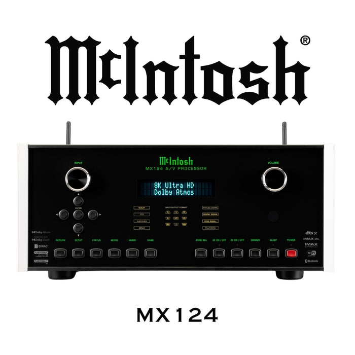 McIntosh MX124 | Processeur cinéma maison Dolby Atmos 13.4 Canaux