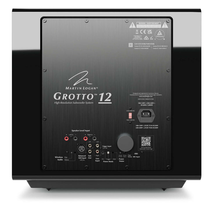Martin Logan GROTTO 12 | Caisson de basses avec haut-parleur de grave de 12''